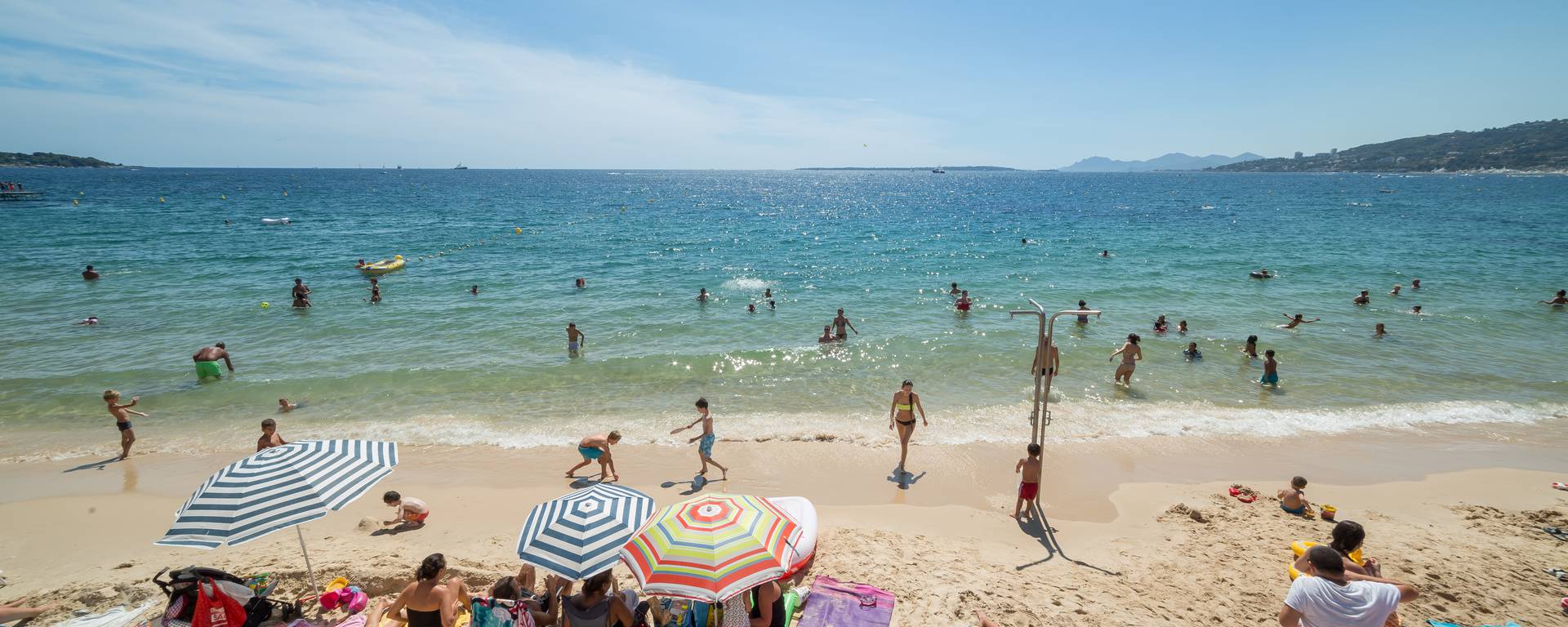 Public beach of Juan-les-Pins