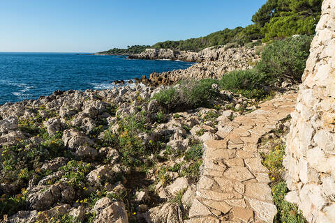 sentier du littoral cap d'Antibes