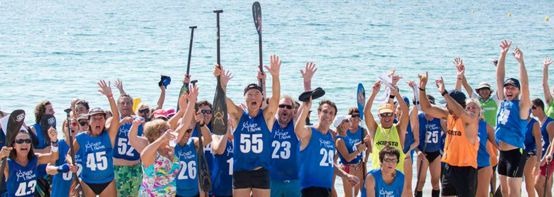 Equipe Wild move, longe côte à Antibes