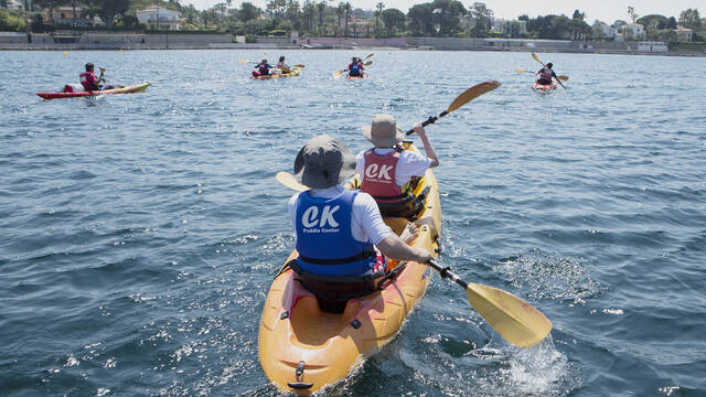 Kayak Cap d'Antibes ©Mairie d'Antibes Juan-les-Pins, service communication - Jacques Bayle