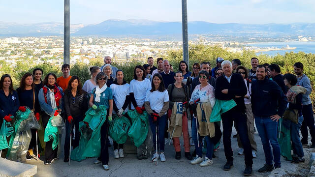 Nettoyage citoyen organisé par l'OTC Antibes