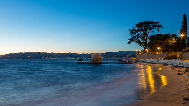 Plage des ondes_le soir