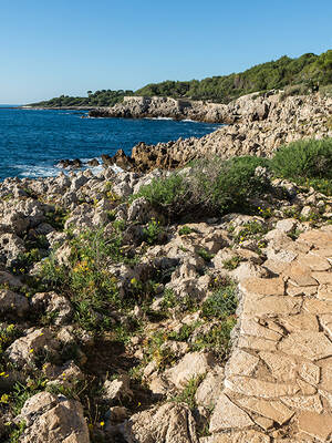 sentier du littoral cap d'Antibes