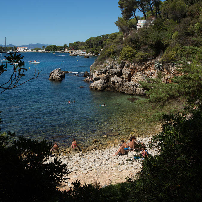 Croupatassière beach ©Mairie d'Antibes -J. Bayle