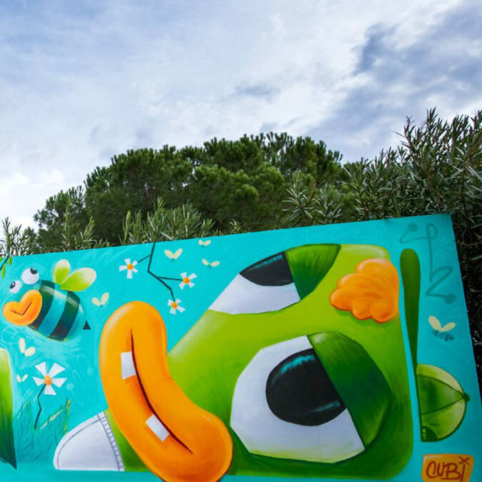 Al Parco Exflora, l'opera di Cubi