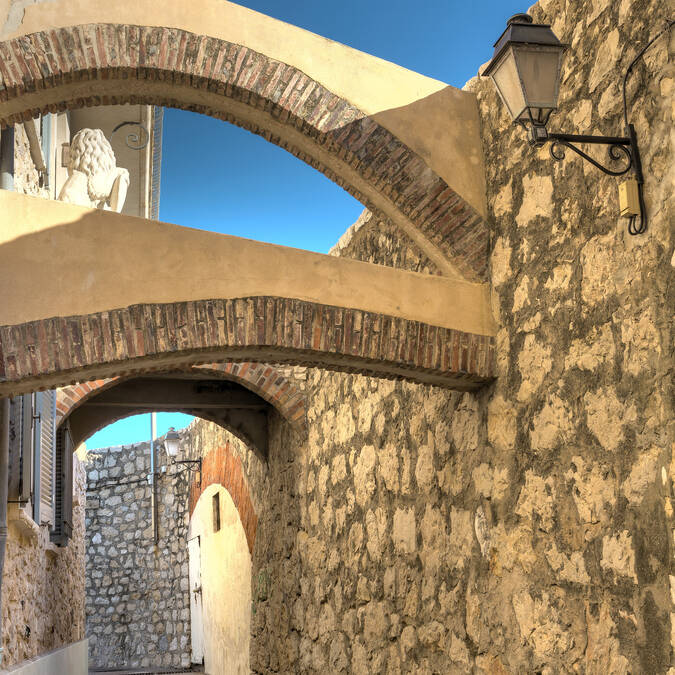 Les remparts, intérieur ©Mairie d'Antibes - J. Bayle