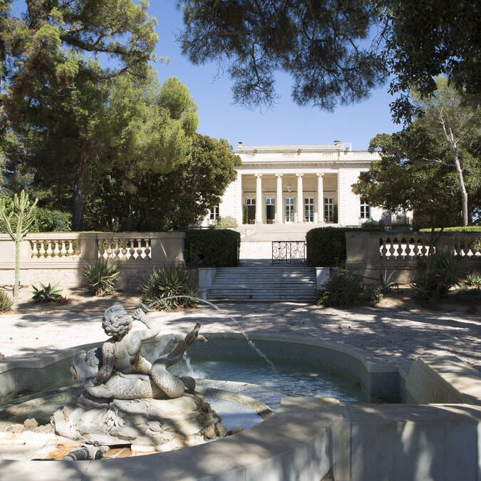 Villa Eilenroc vue depuis le sentier de Tirepoil